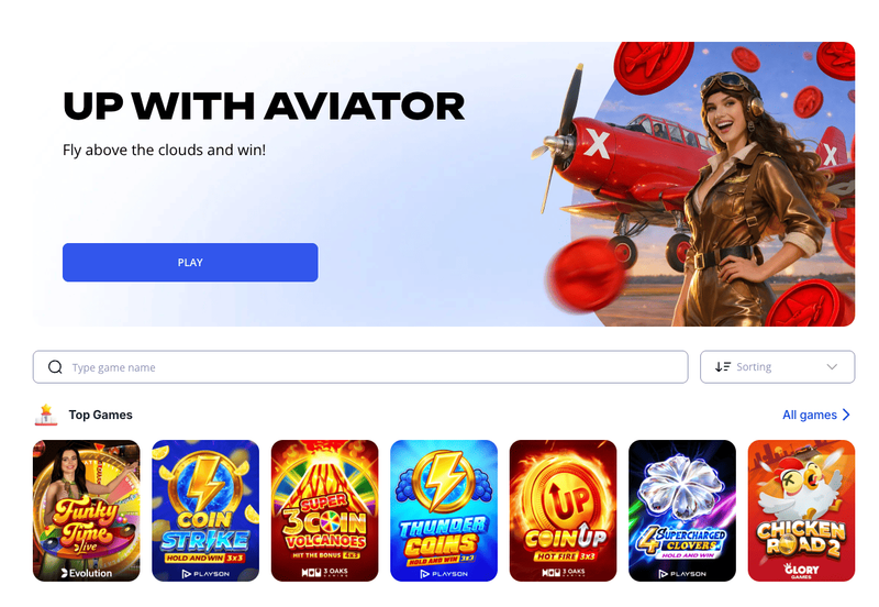 Glory Casino official website